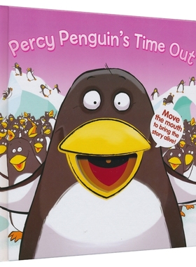 Percy Penguin's Time Out 企鹅佩西玩耍时间到 儿童英语机关纸板书 幼儿英语早教故事绘本 亲子读物 英文原版进口图书