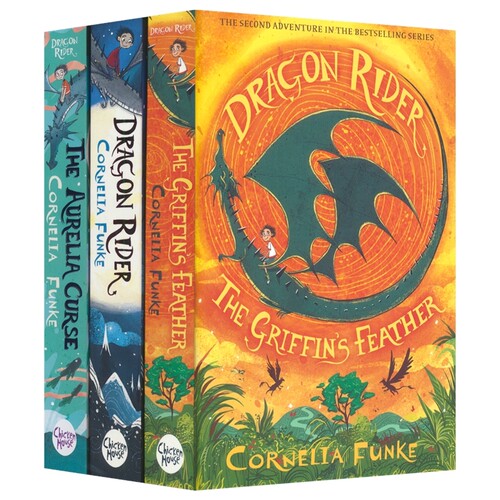 Dragon Rider 龙骑士三部曲 奇幻冒险故事 纽约时报畅销书 青少年章节小说 英文原版进口儿童图书