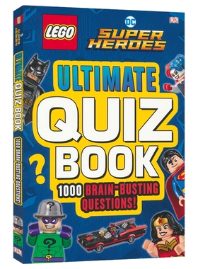 DK LEGO DC Comics Super Heroes Ultimate Quiz Book 乐高超级英雄终极问答书 英文原版进口儿童图书