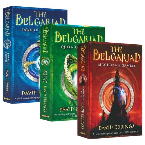 Belgariad 圣石传奇1-3 大卫·艾丁斯史诗奇幻系列 魔法冒险故事 章节小说 英语课外阅读 英文原版进口儿童图书