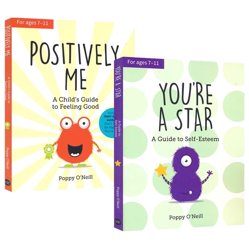You're a Star Positively Me 儿童成长情绪手册 学会自信 面对负面情绪 逆商培养 亲子读物 7-11岁 英文原版进口图书