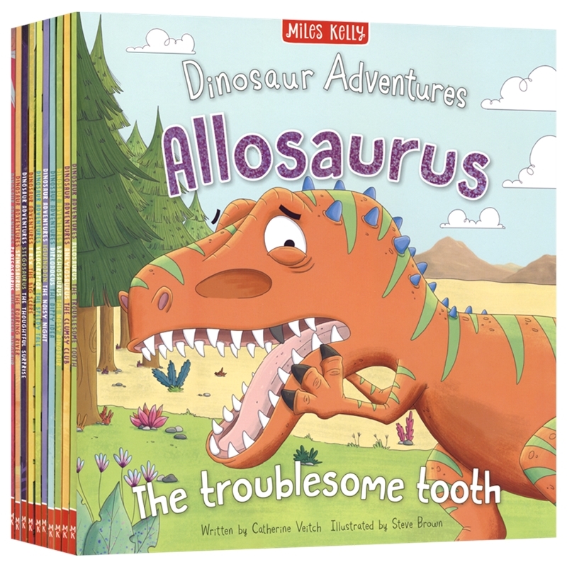 恐龙冒险故事10册袋装情商管理