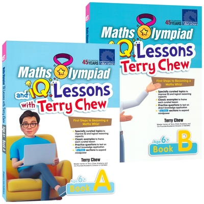 新加坡数学 SAP Maths Olympiad And IQ Lessons 奥数IQ训练 6岁+ 小学低年级竞赛练习册 儿童思维提升 教辅 英文原版进口图书