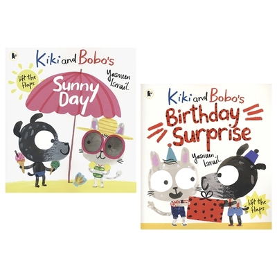 Kiki and Bobo's Sunny Day Birthday Surprise 琪琪和波波的海边日 生日惊喜 英语故事翻翻书 启蒙绘本 英文原版进口图书