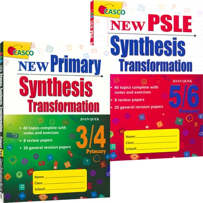 Casco Synthesis Transformation Primary 3-6 新加坡英语 句子合成与转换专项练习 3-6年级 英文原版进口图书
