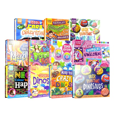 恐龙主题石头彩绘活动手工套盒