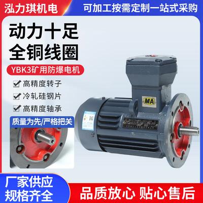 矿用防爆电机YBK3-100L2-4 3kw煤矿井下用防爆电机MA 660/1140
