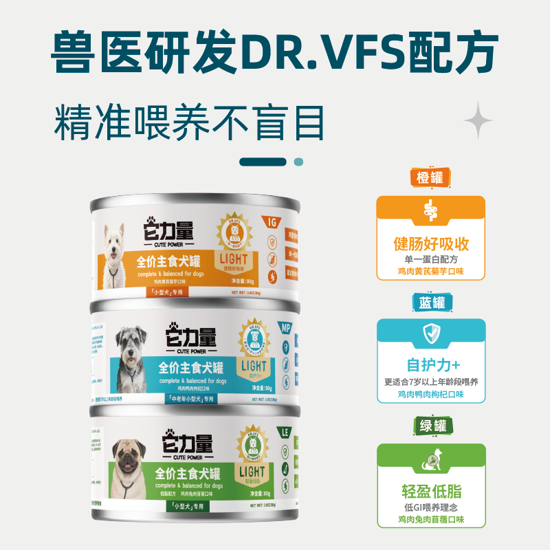 【糖狗低GI新品罐头！】它力量小型犬低脂中老年低敏主食狗罐头,宠物/宠物食品及用品,狗全价湿粮/主食罐,淘宝优惠券,粉丝福利购,淘宝优惠卷