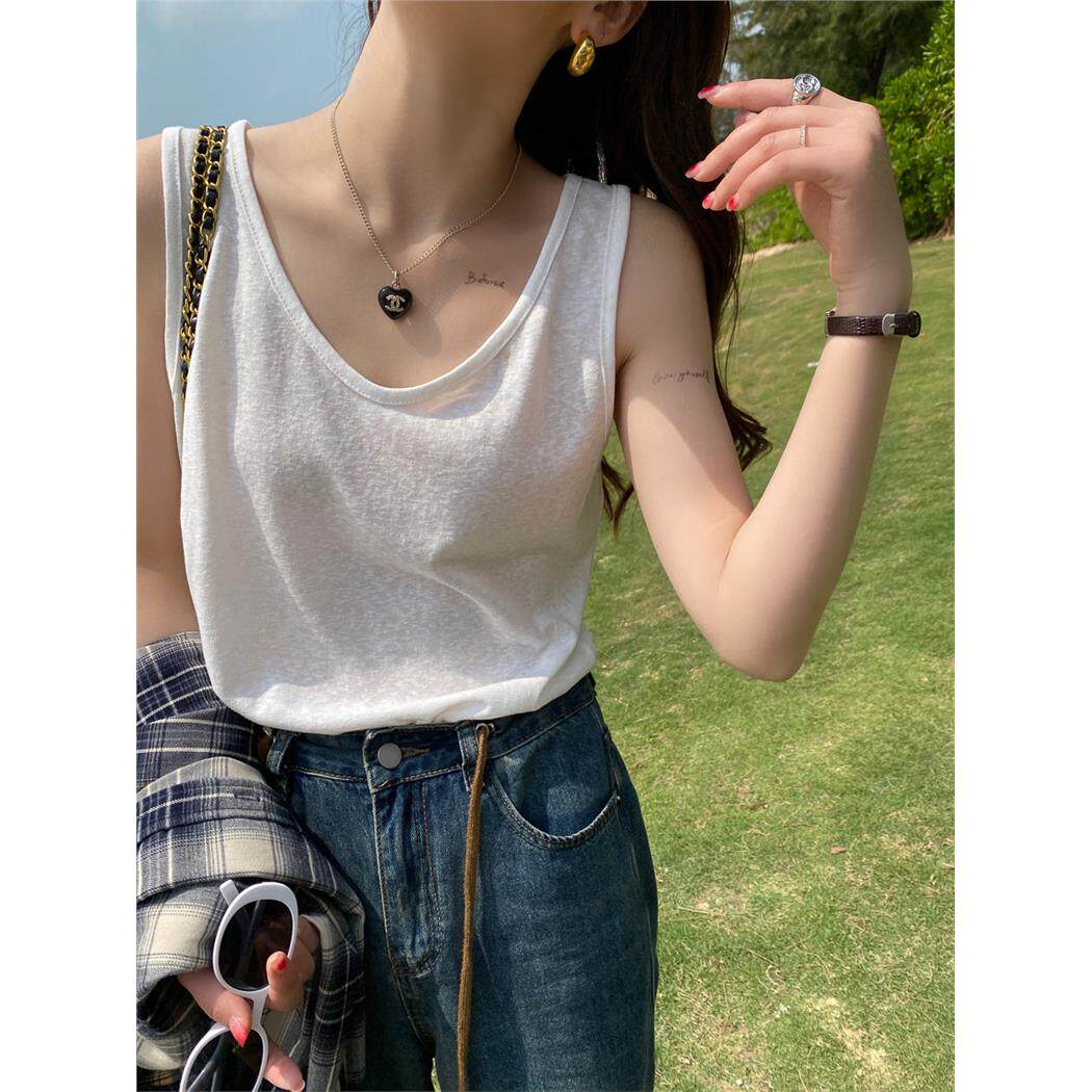 棉麻背心吊带女2026夏女