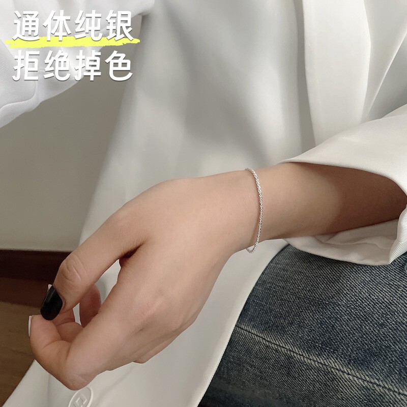 S925纯银满天星手链简约百搭女