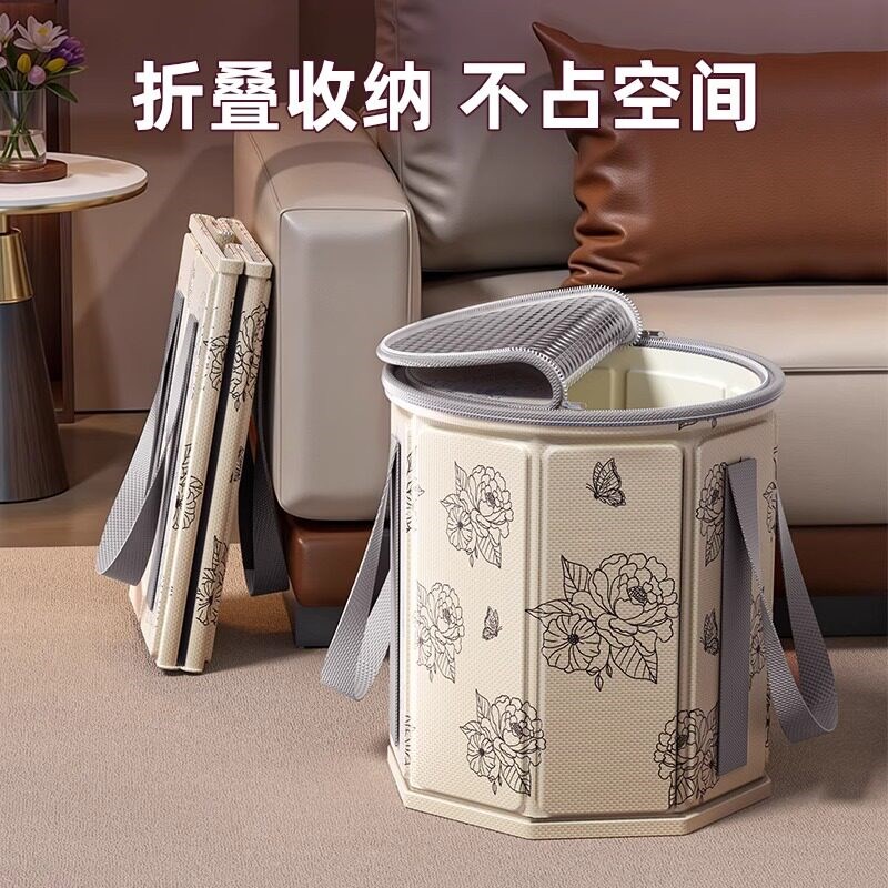 保温泡脚袋过小腿可折叠足浴桶家用宿舍便携式冬天洗脚恒温泡脚桶