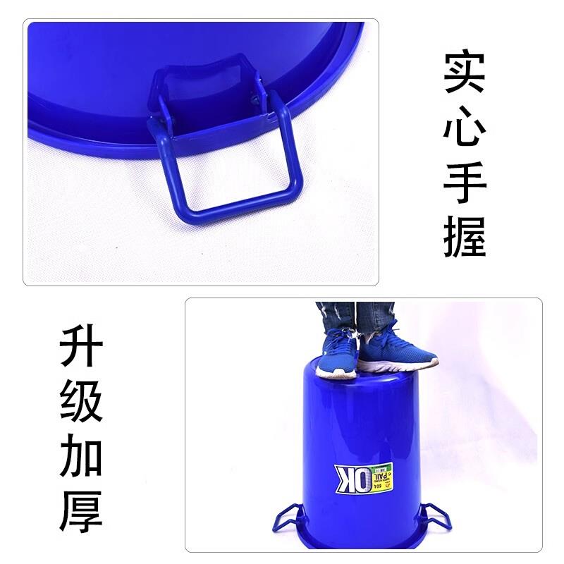 无盖圆形垃圾桶大容量商用大号家用厨房水桶带盖子OK桶80升100升