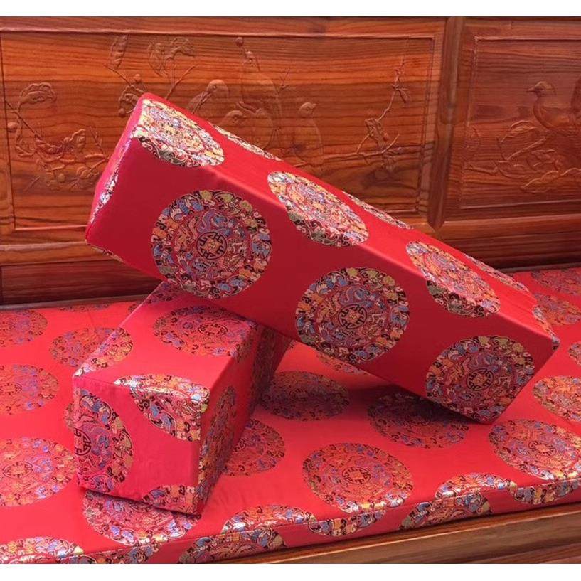 中式实木红木沙发扶手枕方枕手枕罗汉床垫配套扶手枕腰枕靠垫靠手