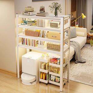 加高书架下空行李箱置物架客厅学生书本书柜储物收纳层架子高脚货