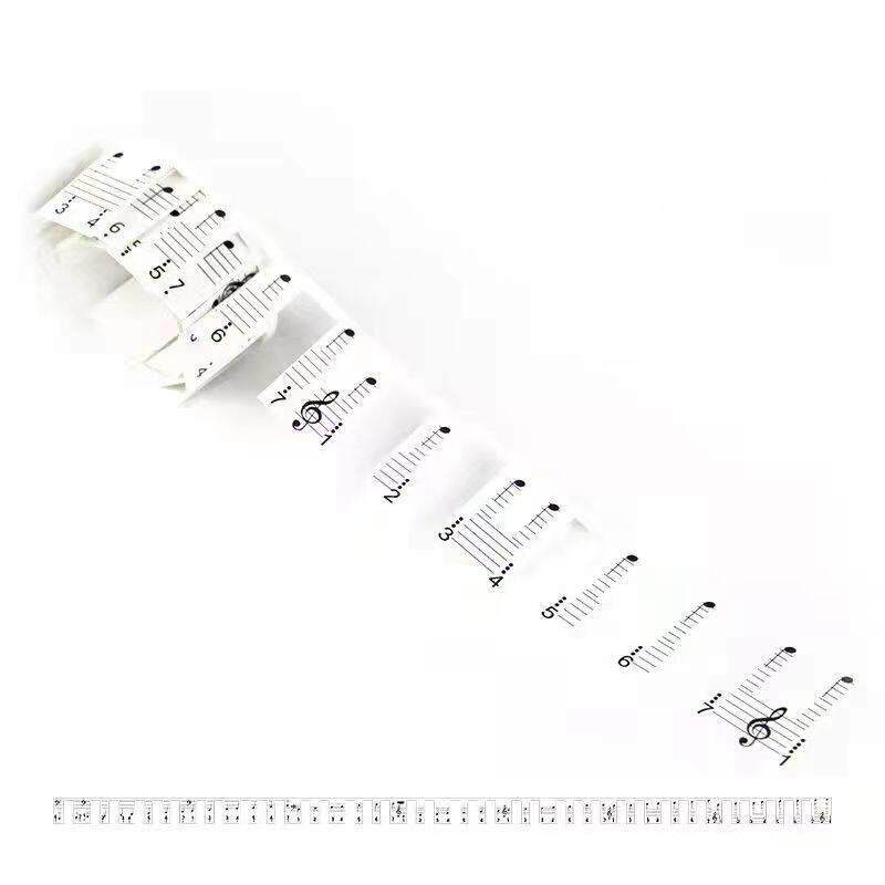 88键钢琴免粘贴纸电钢琴键盘简谱贴初学入门五线谱音符条钢琴配件