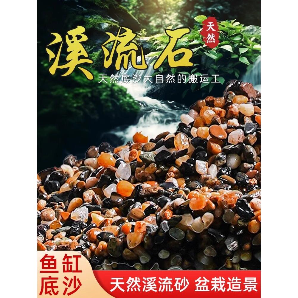 鱼缸底砂造景底沙石头水族箱水草装饰白沙子雨林沙原生缸溪流砂