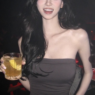 别样 基础款 UNIQUE 抹胸高弹亲肤显瘦上衣女夏季 纯色气质修身 小衫