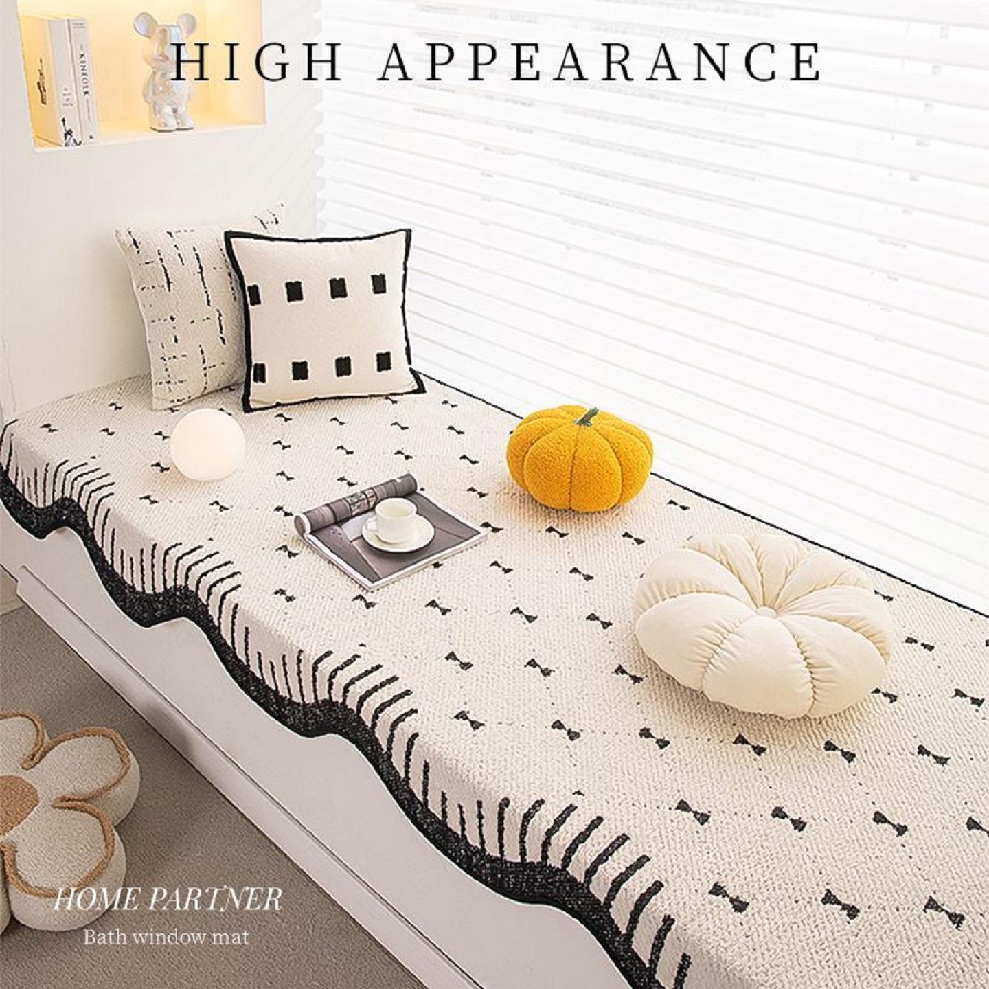 新型飘窗垫窗台垫盖布2025新款防滑坐垫毯子薄款主卧高级感阳台垫