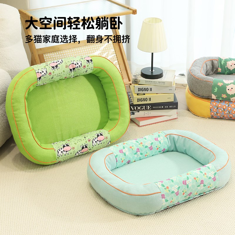 热销猫窝四季通用狗窝宠物窝垫子猫用品中小型犬猫狗床垫加大宠物