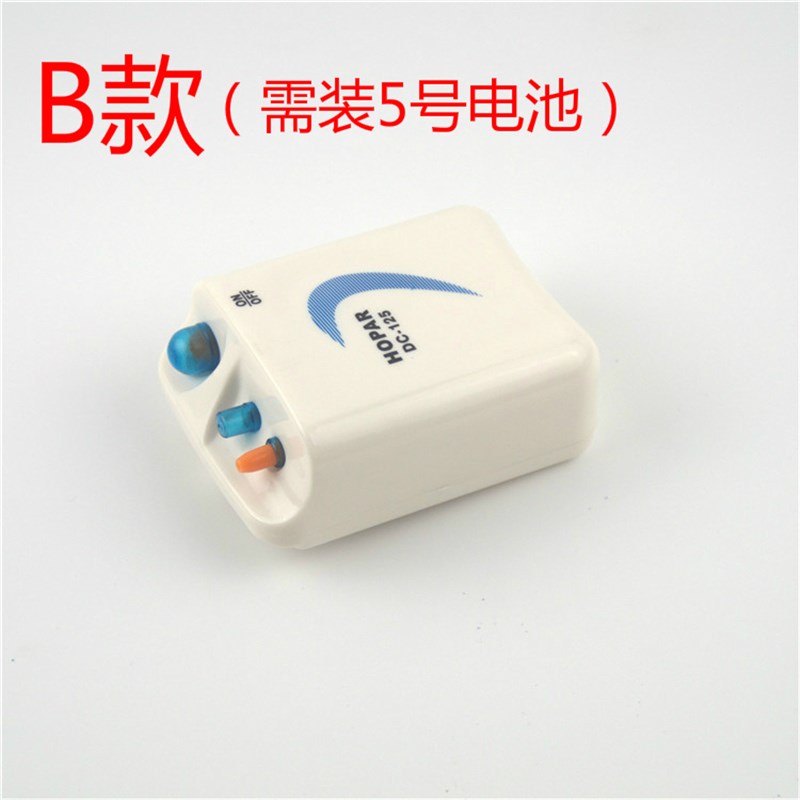 热销钓鱼停电增氧干电池鱼缸增氧充氧泵打氧机气泵1号5号电池