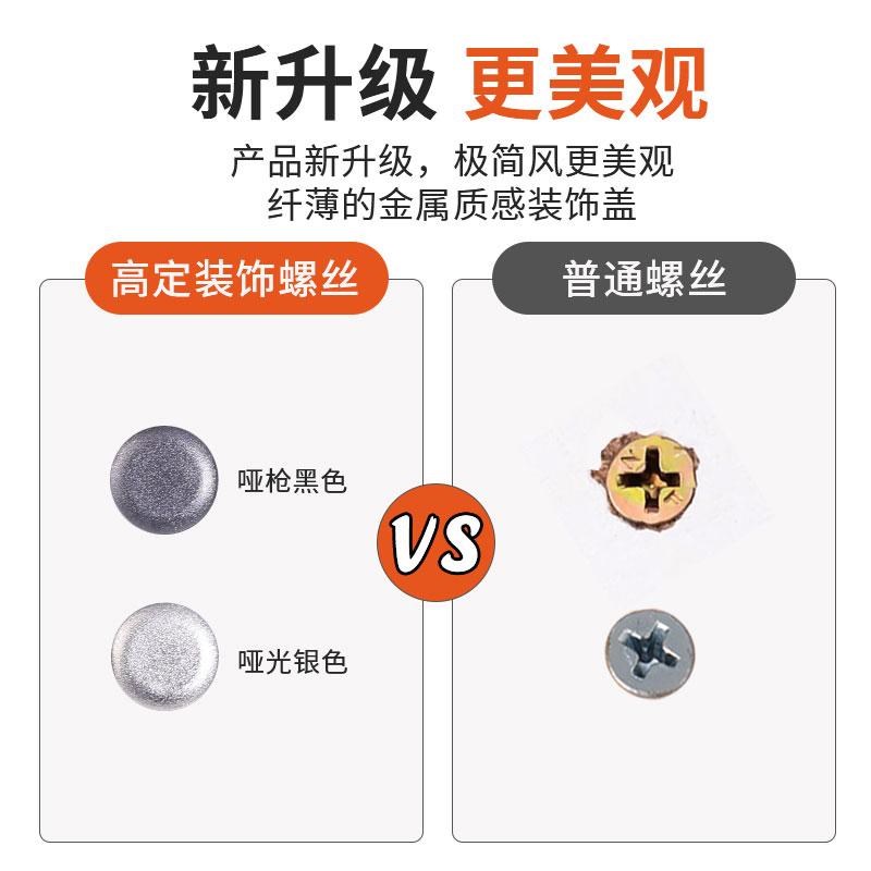 热销高定螺丝带装饰盖帽家具柜体衣柜子25mm自攻十字头m4木头专用