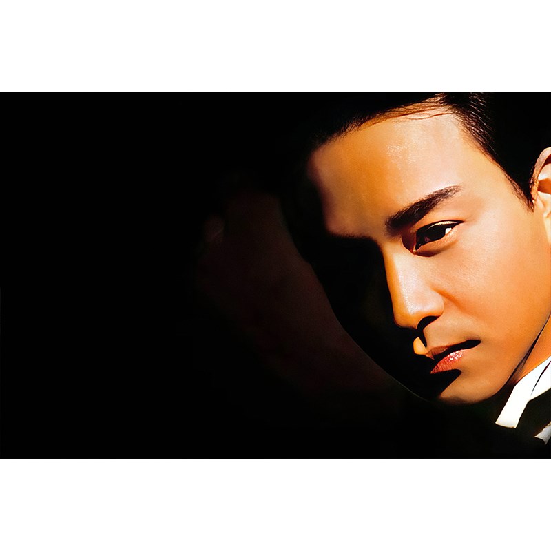 热销张国荣海报复古怀旧相纸背胶墙贴港台明星歌手卧室客厅墙壁装