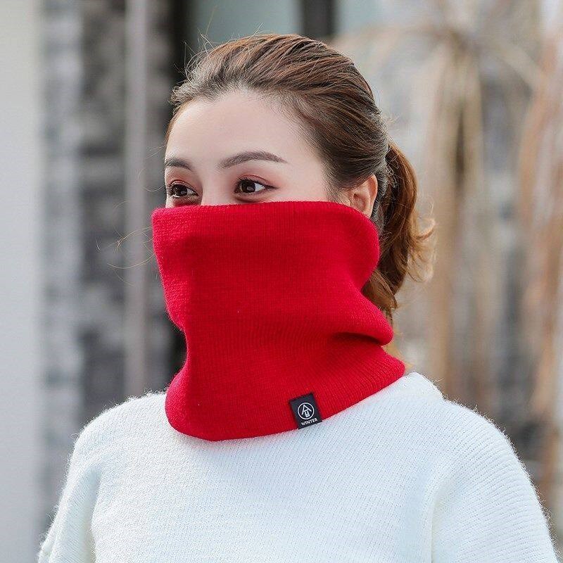 热销脖套女冬季针织保暖围脖老人围巾奶奶秋冬护颈男睡觉防风加绒