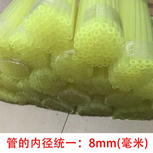 热销聚氨酯空心管优力胶管橡胶弹力管耐磨pu棒牛筋棒空心内径8mm