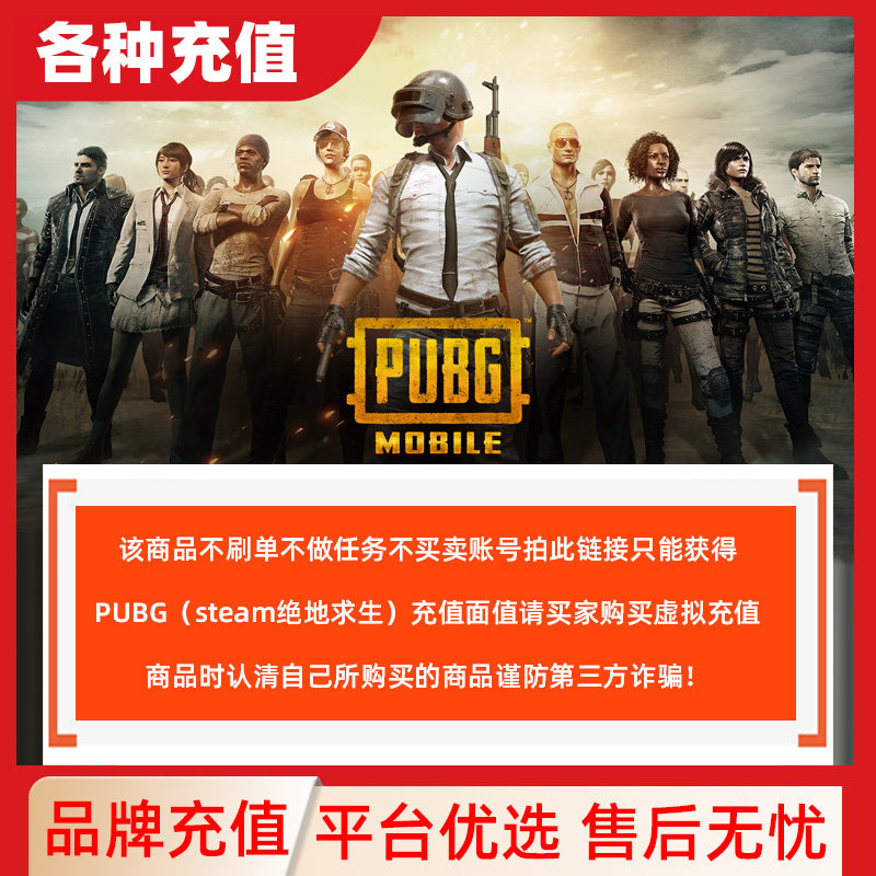 绝地求生PUBG 绝地求生G币金币吃鸡充值兑换自动发货C