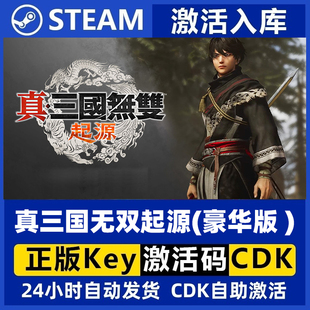 Steam正版 入庫cdkey電腦游戲 激活碼 真三國無雙起源豪華版