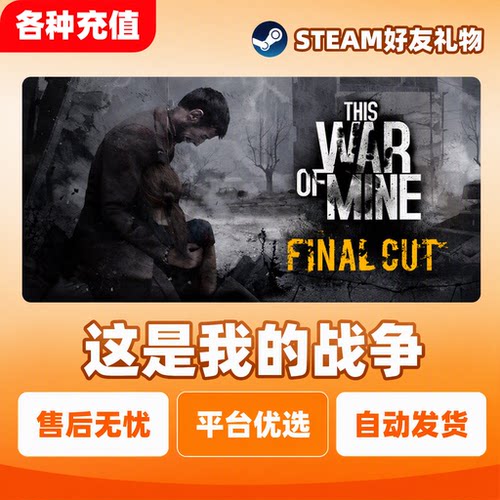 Steam正版这是我的战争This War of Mine国区好友礼物自动发货