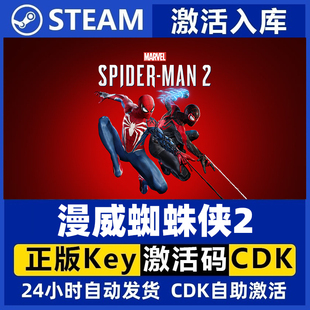 豪华版 Spider Man Steam正版 激活码 标准版 cdk 国区漫威蜘蛛侠2