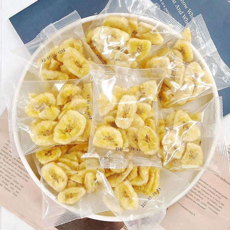 香蕉片独立小包装香蕉薄片香蕉干片水果干办公室即食休闲零食