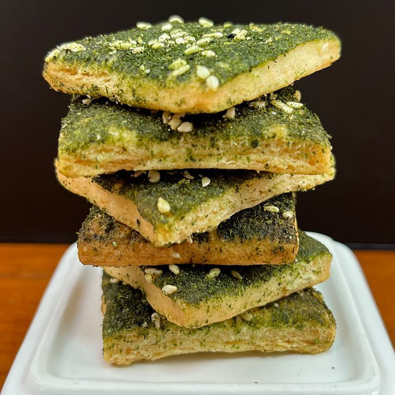 宁波特产苔菜饼早餐点心海苔味饼干网红办公室零食小吃