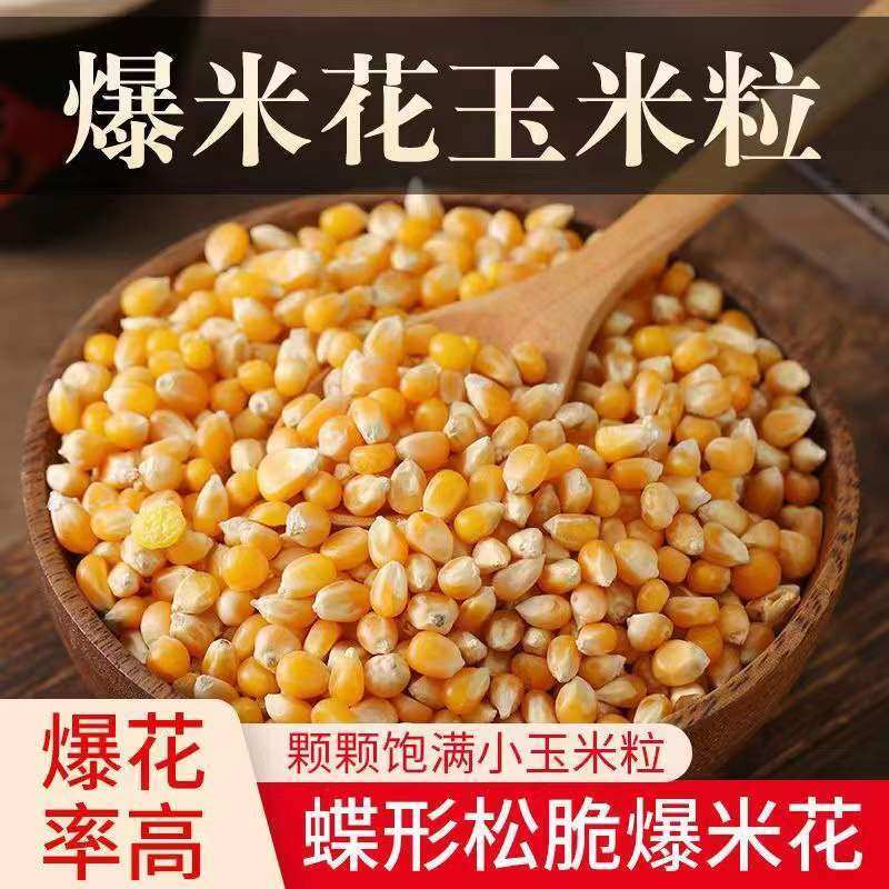 农家蝶形玉米粒商用美式爆米花自做球形DIY原料家用影院苞米花