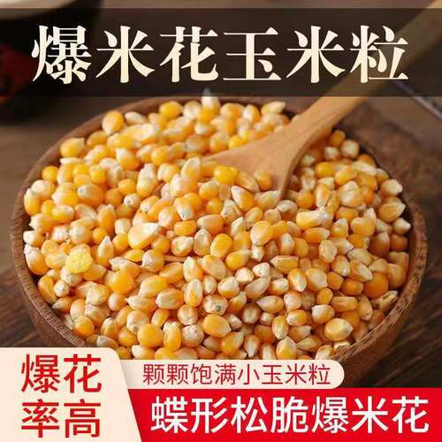 农家蝶形玉米粒商用美式爆米花自做球形DIY原料家用影院苞米花