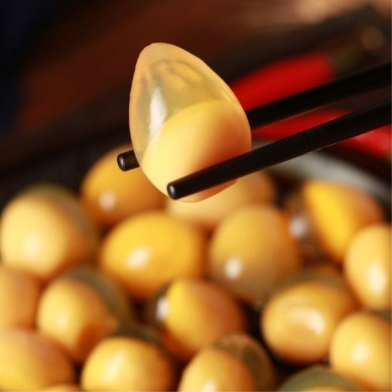 鹌鹑皮蛋鹌鹑变蛋松花蛋糖心小皮蛋厂家直销河南特产包邮