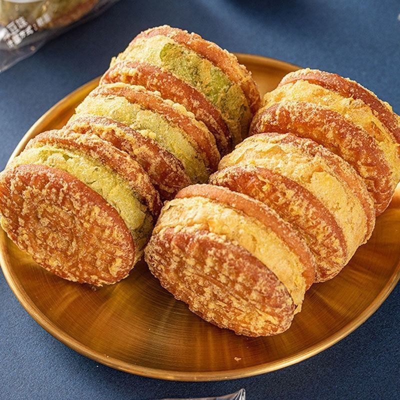 板栗酥绿豆饼多口味手工糕点饼整箱批发馅饼零食早餐宿舍囤货零食