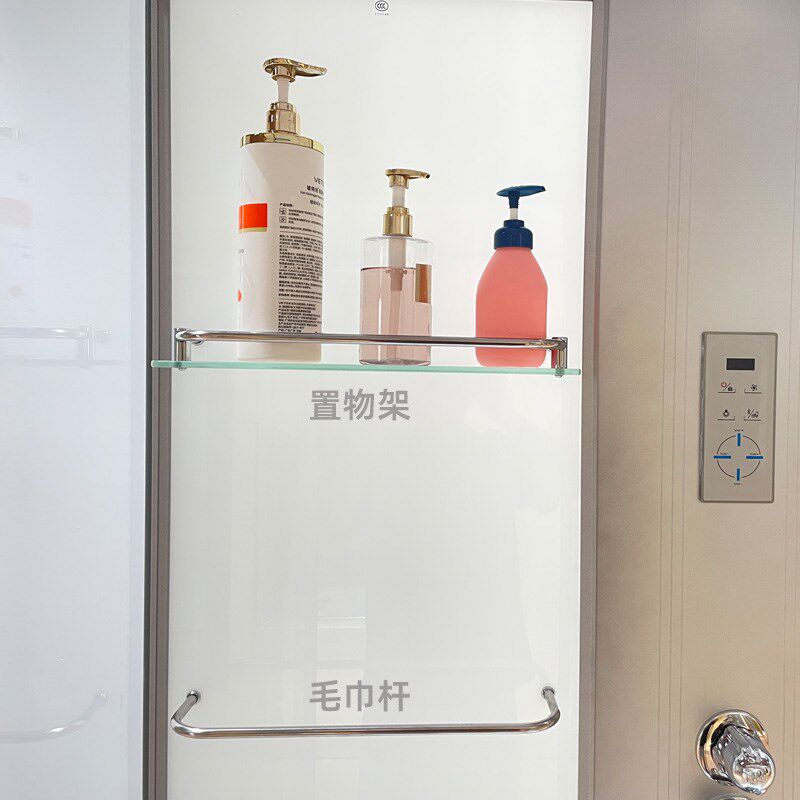 热销整体淋浴房一体式浴室农村家用玻璃洗澡间长方形带底座独立沐