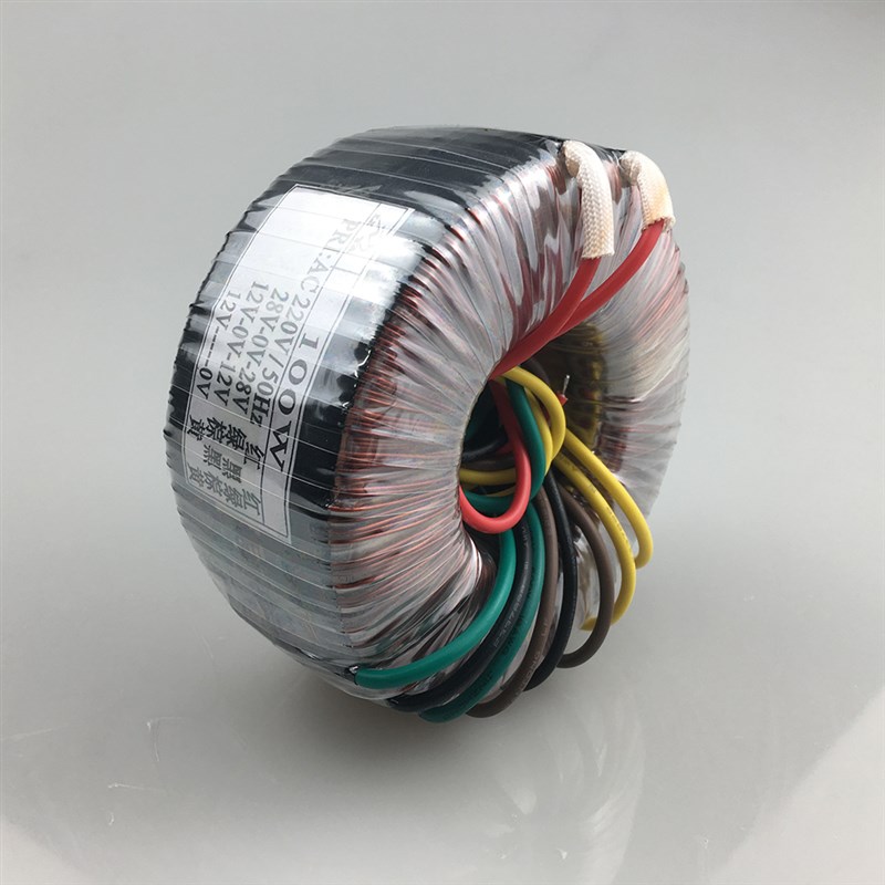热销100W环形变压器 220V转12V24V28V 干式隔离纯铜电源 功放配件