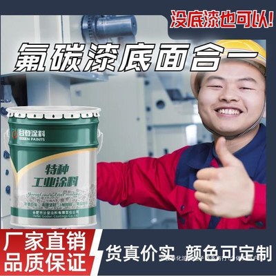 热销氟碳漆底面合一金属不锈钢户外铝合金防腐防锈镀锌管氟碳漆油