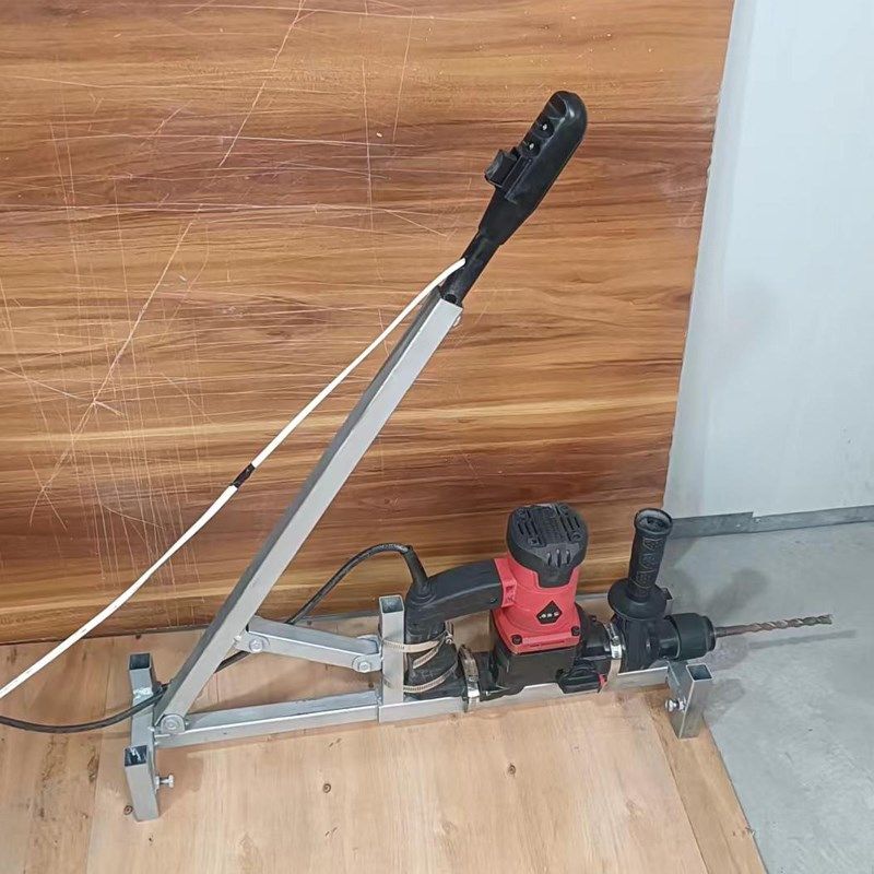 热销电锤支架天花板墙面地面伸缩架电钻打眼固定冲击钻打孔升降式