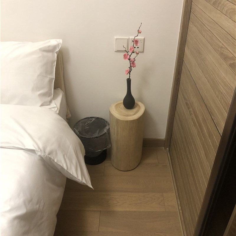 热销大木桩树桩实木墩子树墩原木茶几凳服装店坐凳摆件床头柜边几