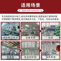 熱銷智恩鋁型材4080 歐標鋁型材4080黑色噴砂40工業(yè)鋁型材車間操