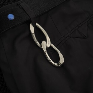 SFSN原创高级感古巴扣金属质感钥匙扣小众异形设计汽车钥匙包挂扣