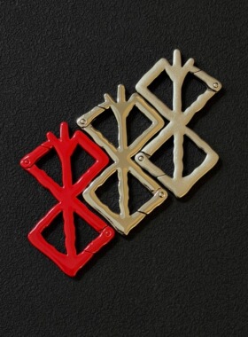 「烙印」金属原创钥匙扣挂件高克重设计感cleanfit腰间挂饰包挂件