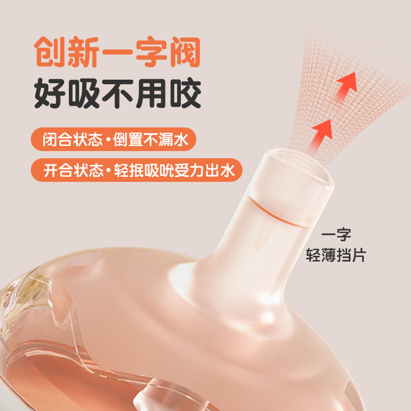 奶瓶奶嘴配件60 70mm宽口径通用型6cm吸嘴超软硅胶吸管重力球配件