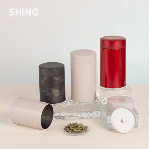 茶叶罐圆形铁罐马口铁罐高档茶叶包装盒金属小号便携密封罐可定制