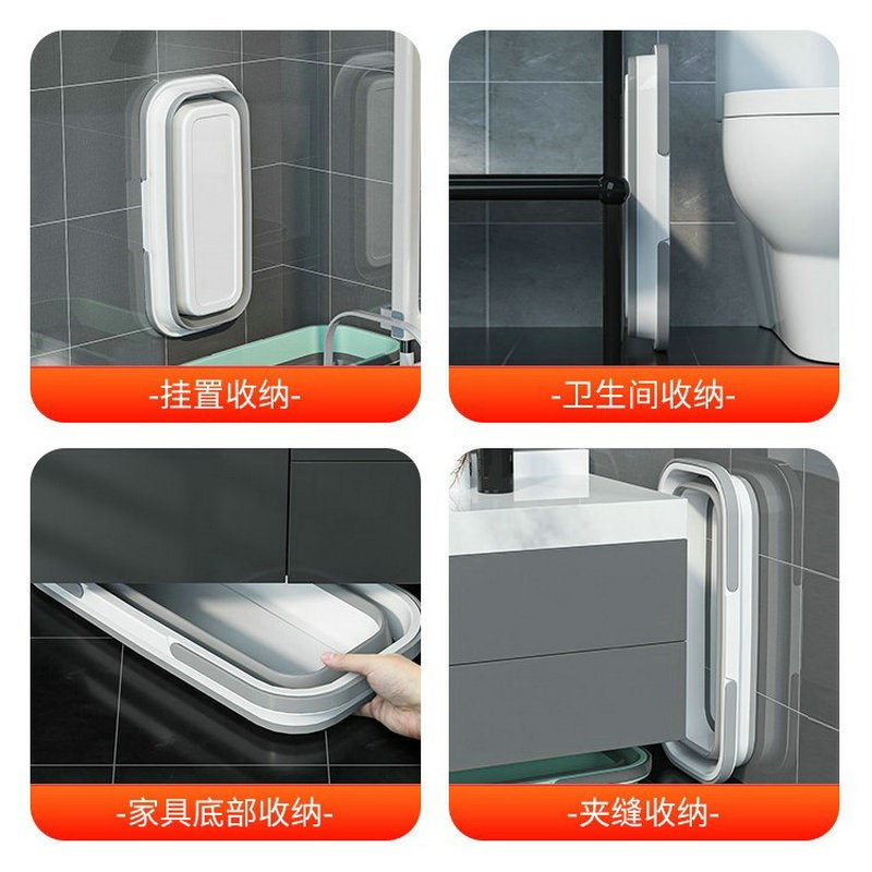 长方形折叠桶家用便捷手提折叠G水桶塑料钓鱼桶拖把桶洗车桶