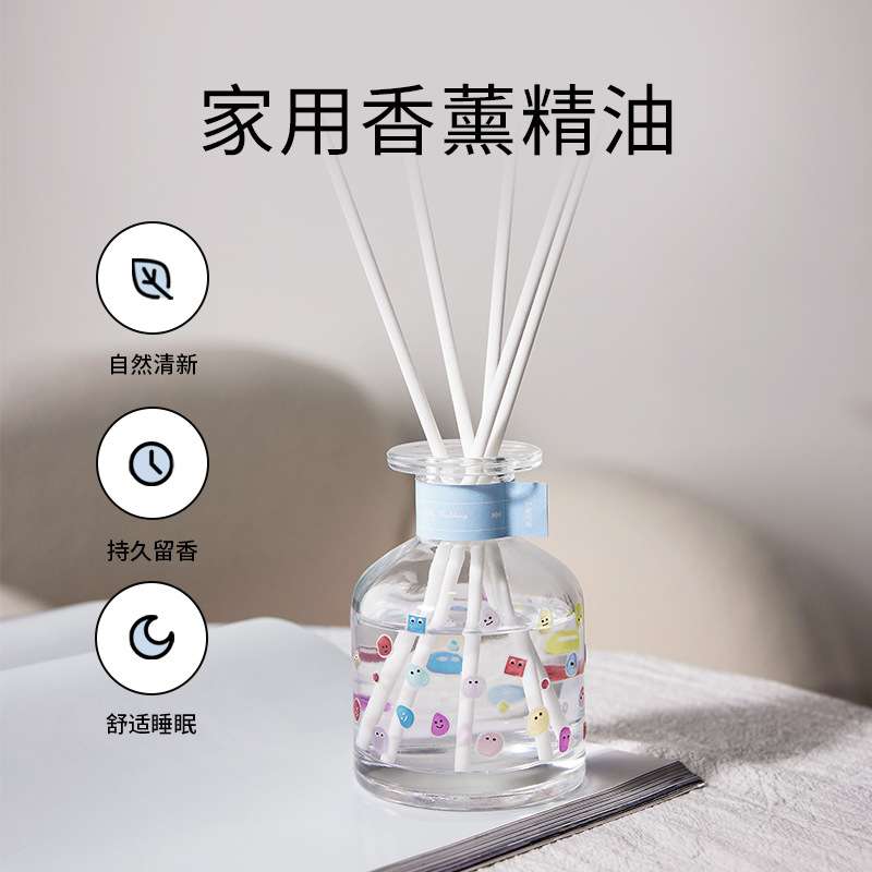 多巴胺果冻布丁贴贴香薰持久清新除臭卫生间卧室藤条扩香礼物香氛